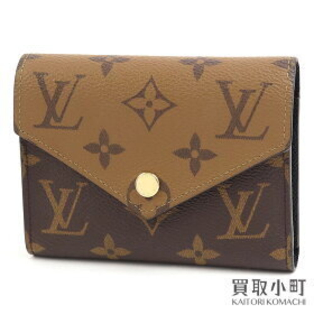 Louis Vuitton Victorine Monogram Reverse Portefeuille Wallet compact